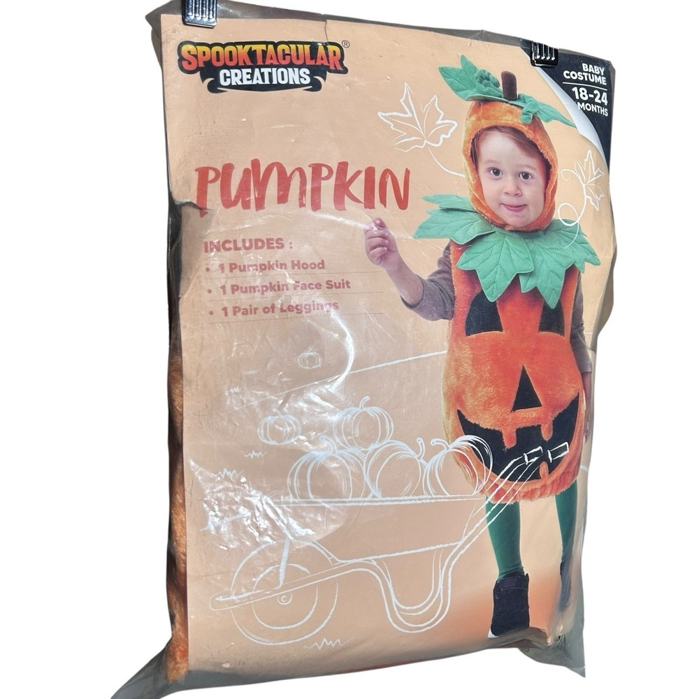 Halloween‎ Pumpkin Costume Spooktacular Creations Toddler 18-24 months Baby